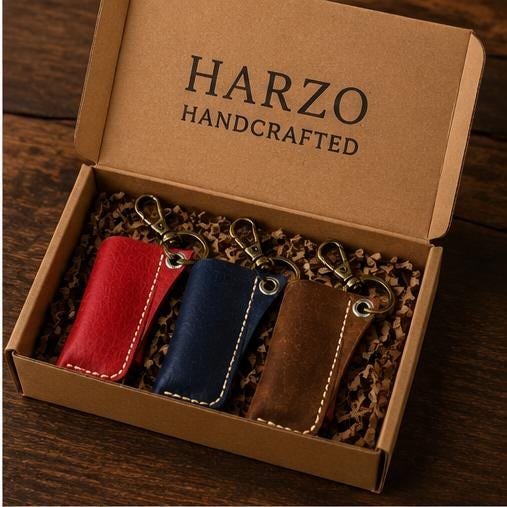 Personalized Full Grain Leather Lighter Holder Keychain, Custom Engraved Leather Lighter Case, Handmade EDC Keychain, Gift for Him