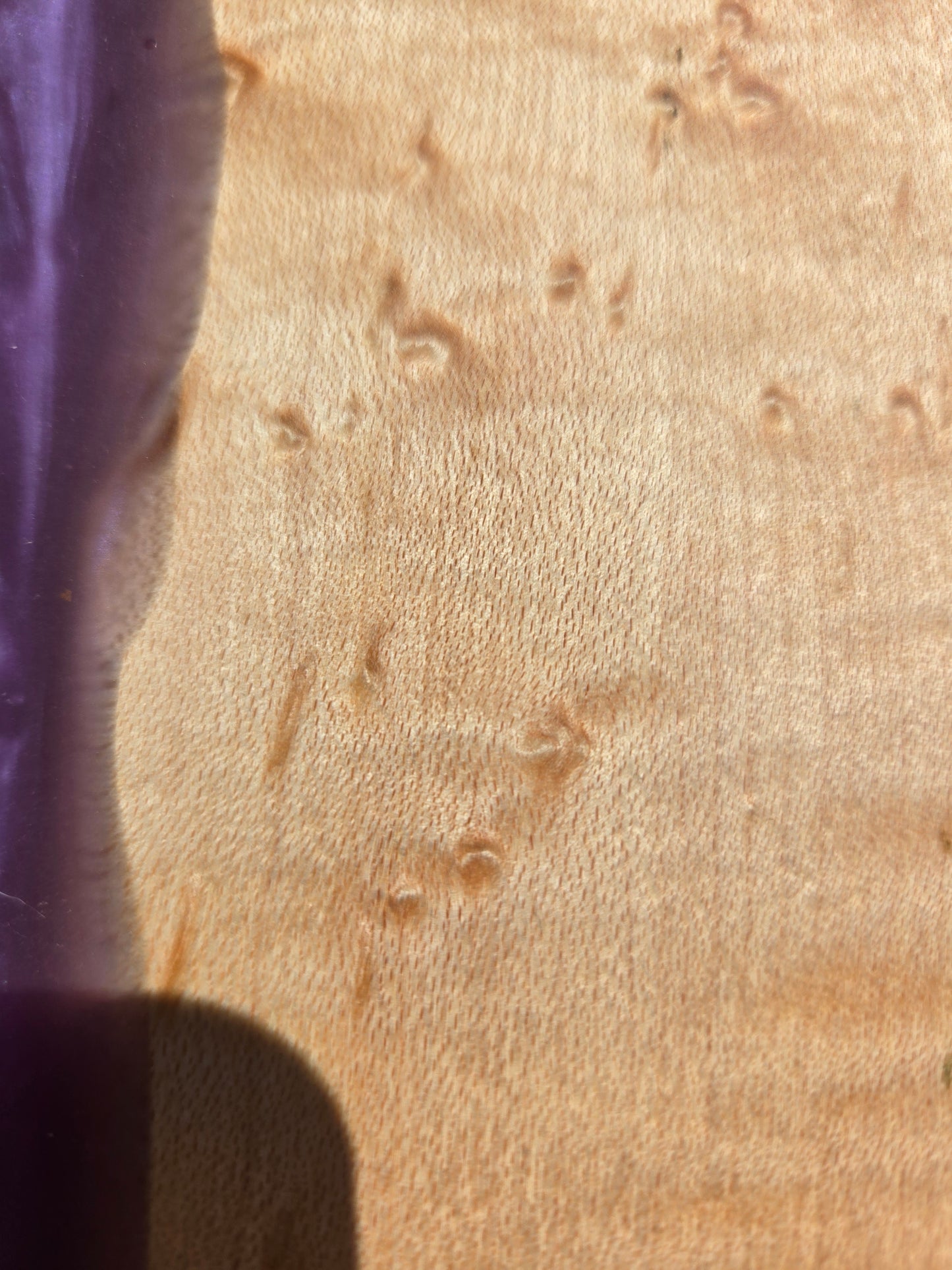 Birds Eye Maple & Purple Epoxy Charcuterie Board – Handmade Serving Board, Rustic Kitchen Decor, Gift for Entertainer