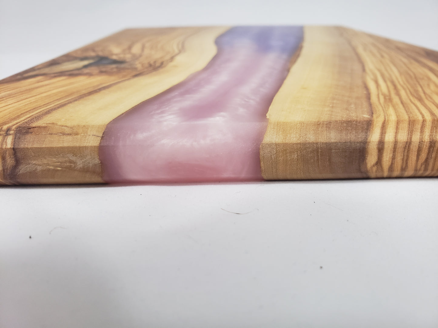 "Lady Olivia" Olive and Epoxy River Charcuterie Board