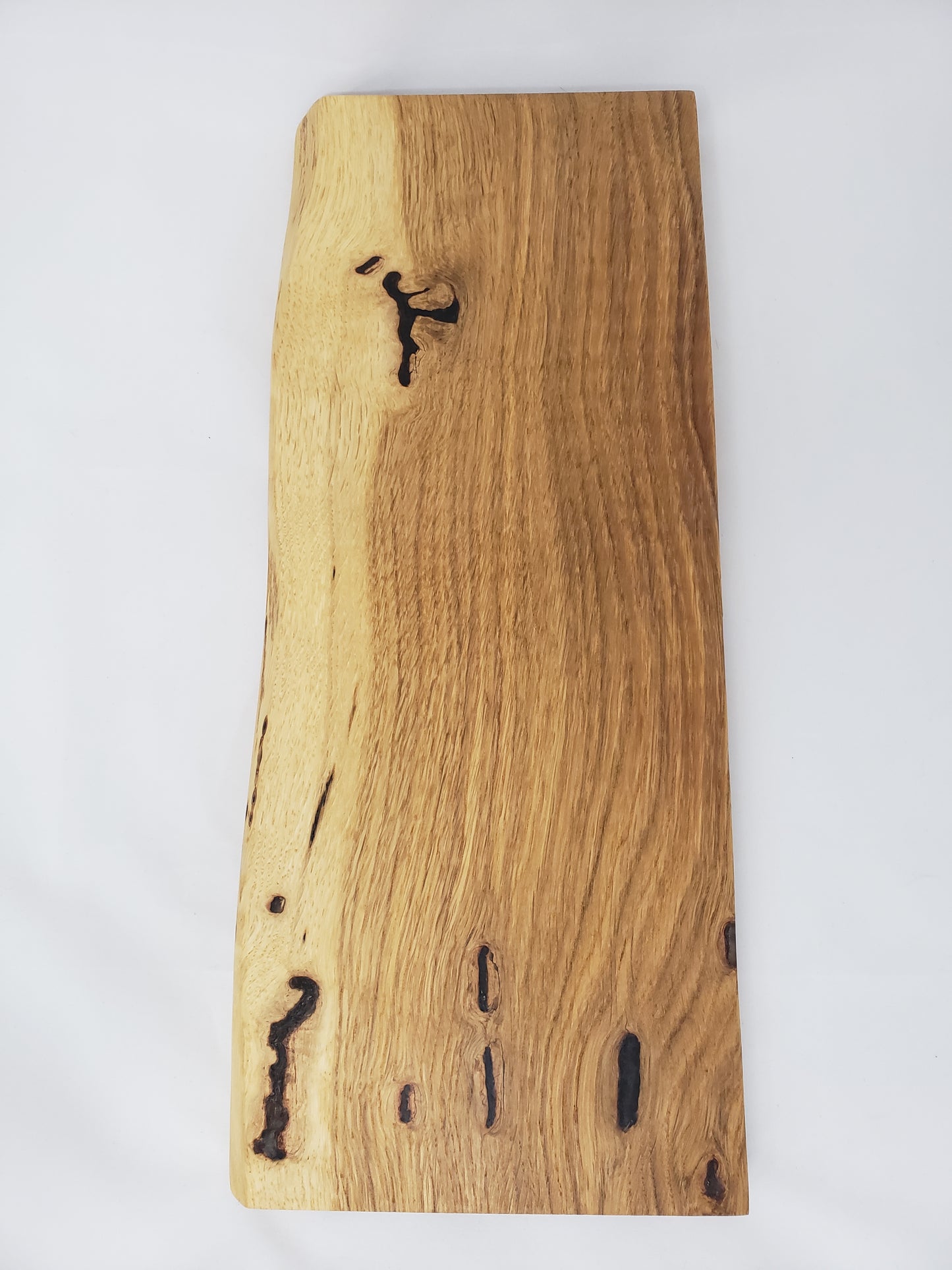 "The Long Board" Hickory Charcuterie & Cutting Board with Epoxy Resin