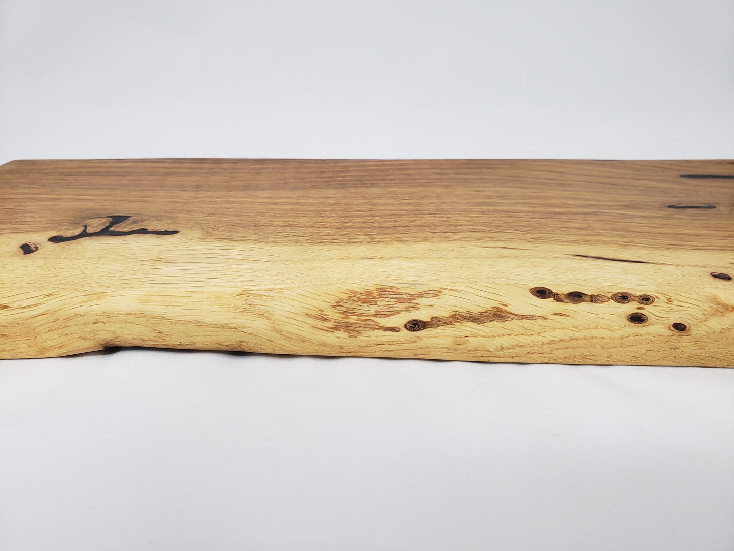 "The Long Board" Hickory Charcuterie & Cutting Board with Epoxy Resin