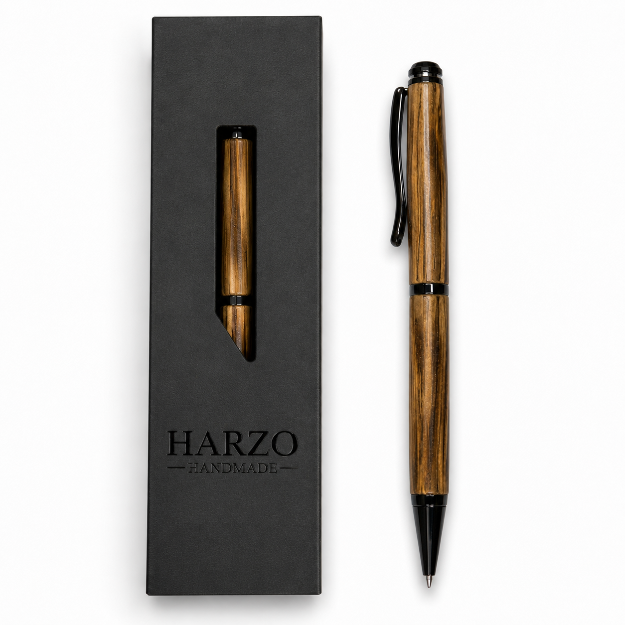Kentucky Bourbon Barrel Pen & Stand Set | Handmade White Oak Rollerball Pen | Authentic Whiskey Barrel Wood Desk Pen Holder | Unique Kentucky Gift