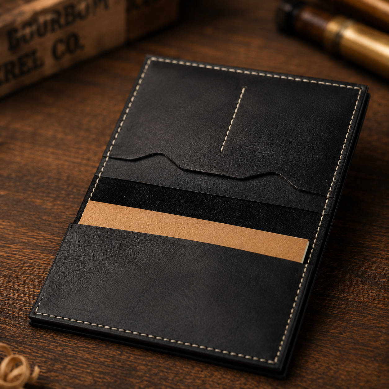 The Study – HARZO Signature Gift Set | Leather Journal, Handcrafted Pen, Candle & Keychain | Made in Kentucky, USA