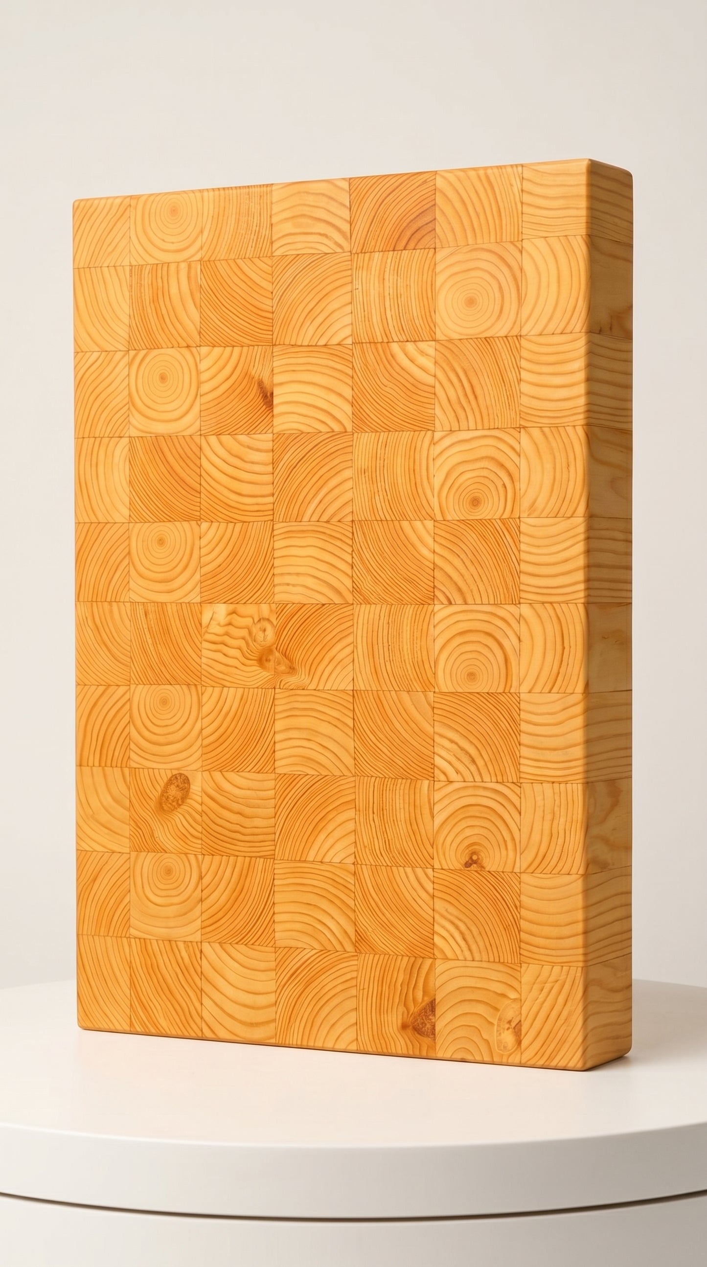 Southern Yellow Pine End‑Grain Cutting Board - 8 x 12