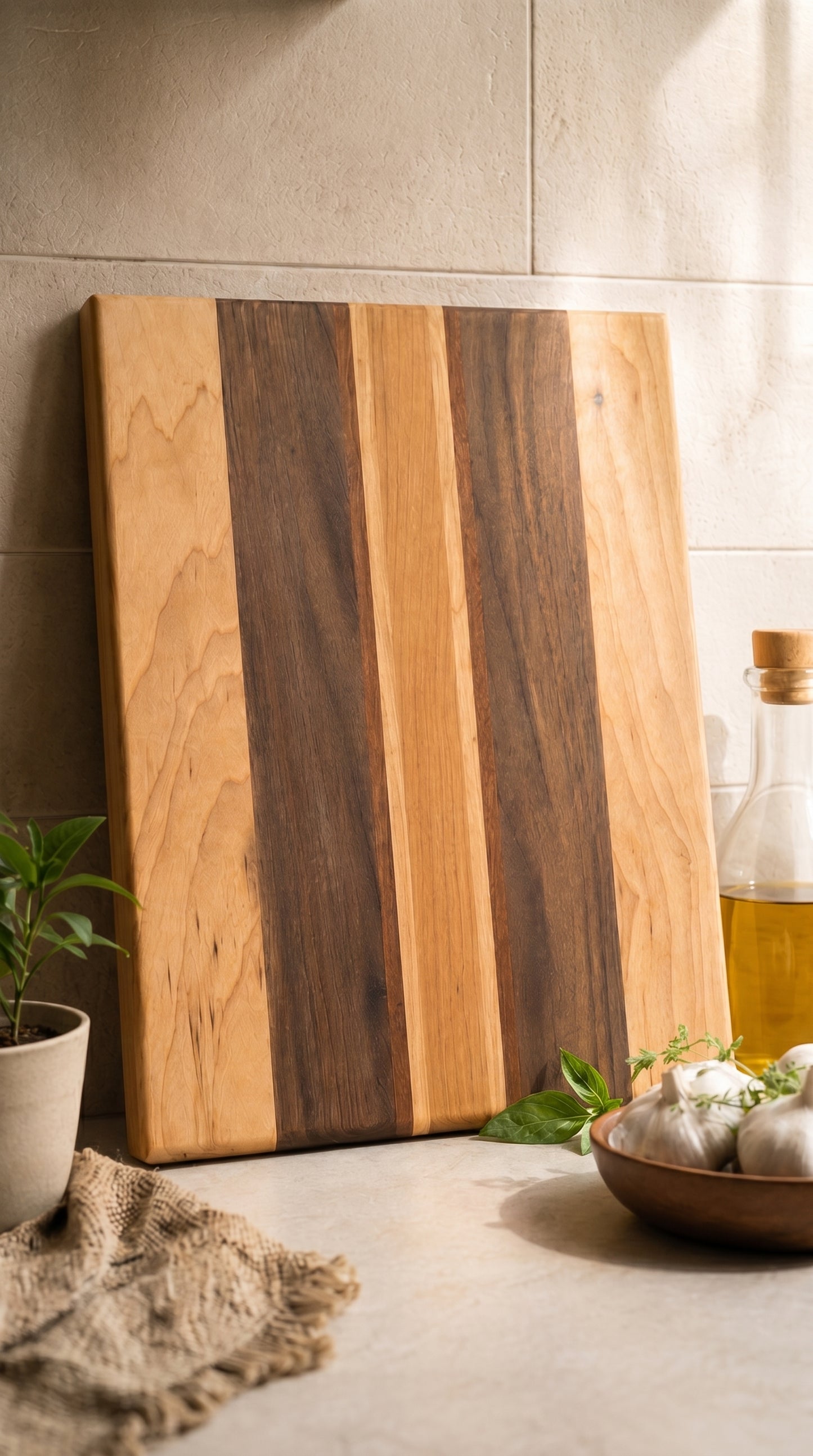 The I‑75 – Walnut, Cherry, Maple & Sapele Cutting Board