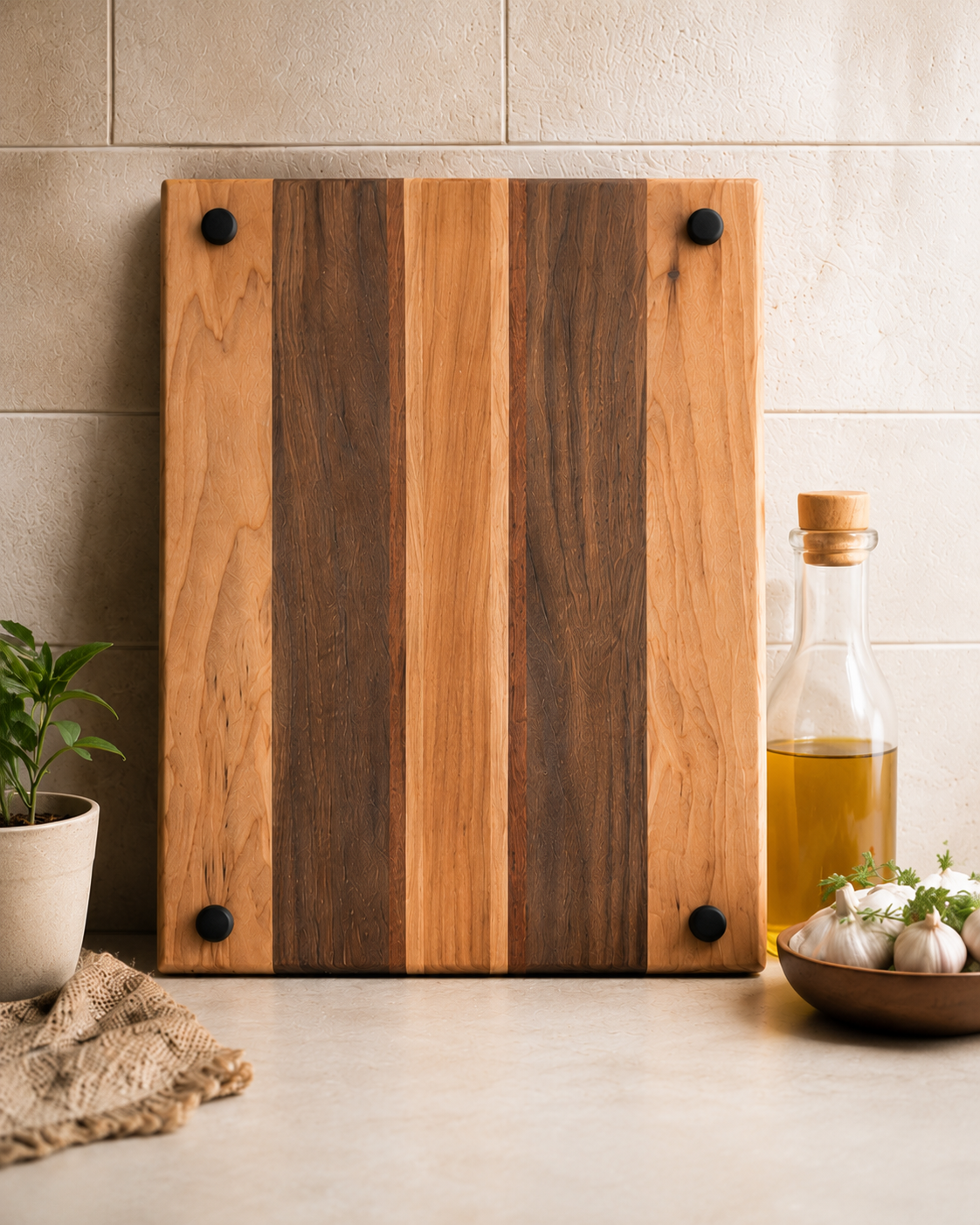 The I‑75 – Walnut, Cherry, Maple & Sapele Cutting Board