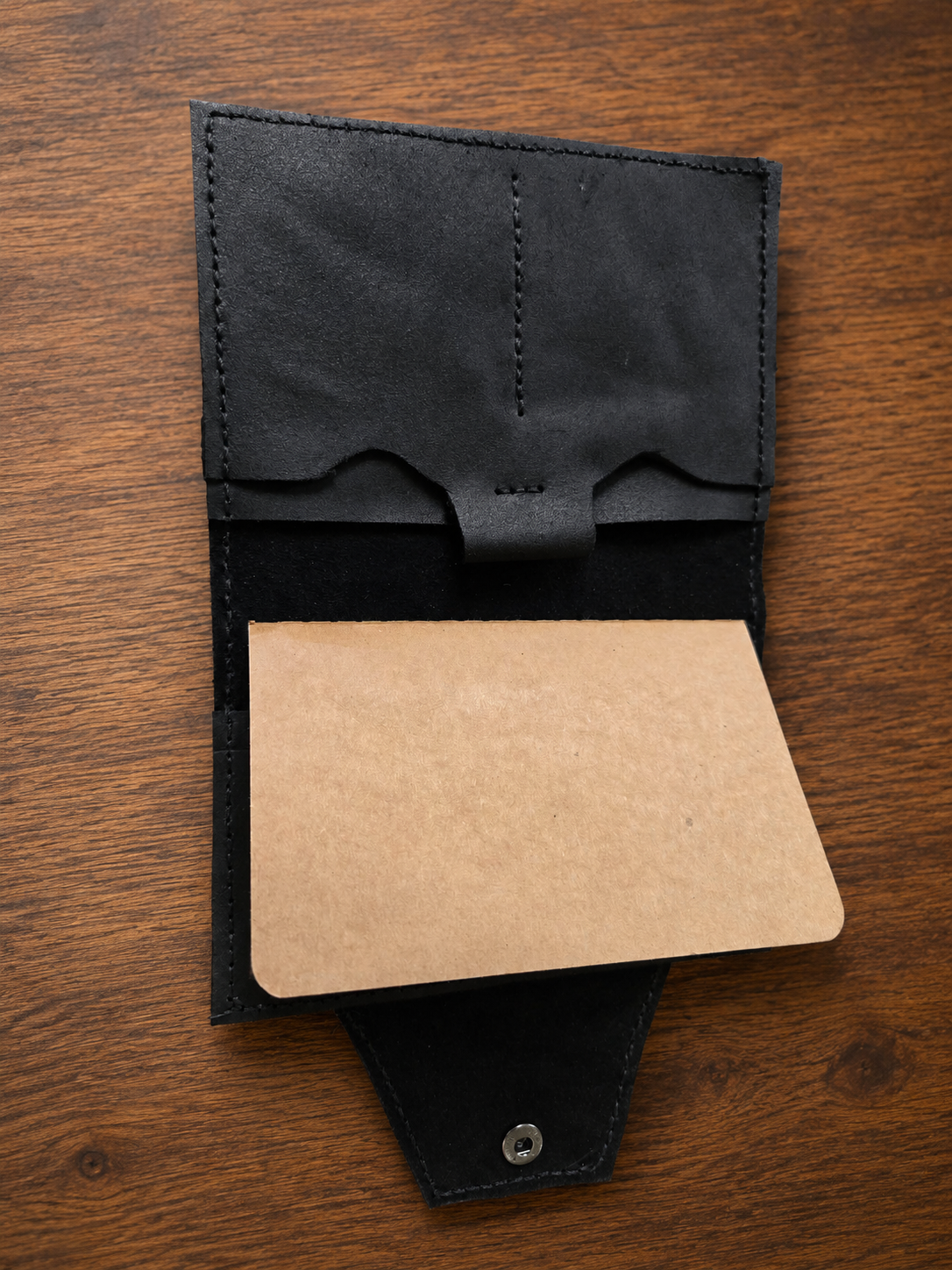 Handmade Leather Traveler’s Notebook with Pen Holder | Refillable Pocket Journal Cover | Hand Stitched Leather Notebook | Gift for Writers & Travelers