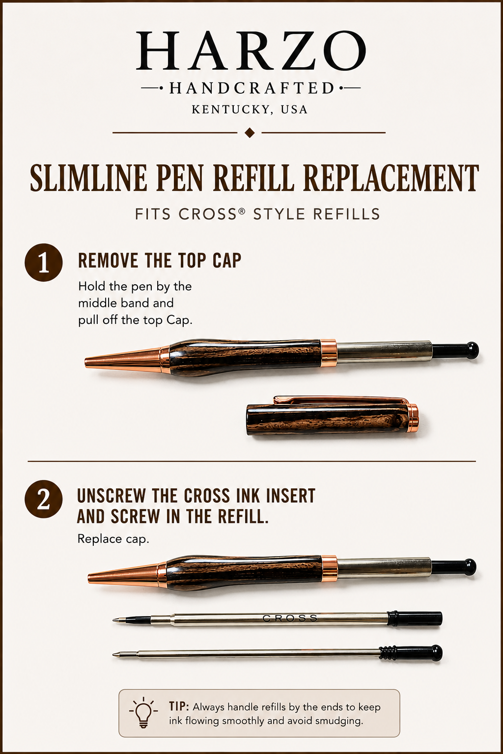 Kentucky Bourbon Barrel Pen & Stand Set | Handmade White Oak Ballpoint Pen | Authentic Whiskey Barrel Wood Desk Pen Holder | Full Set
