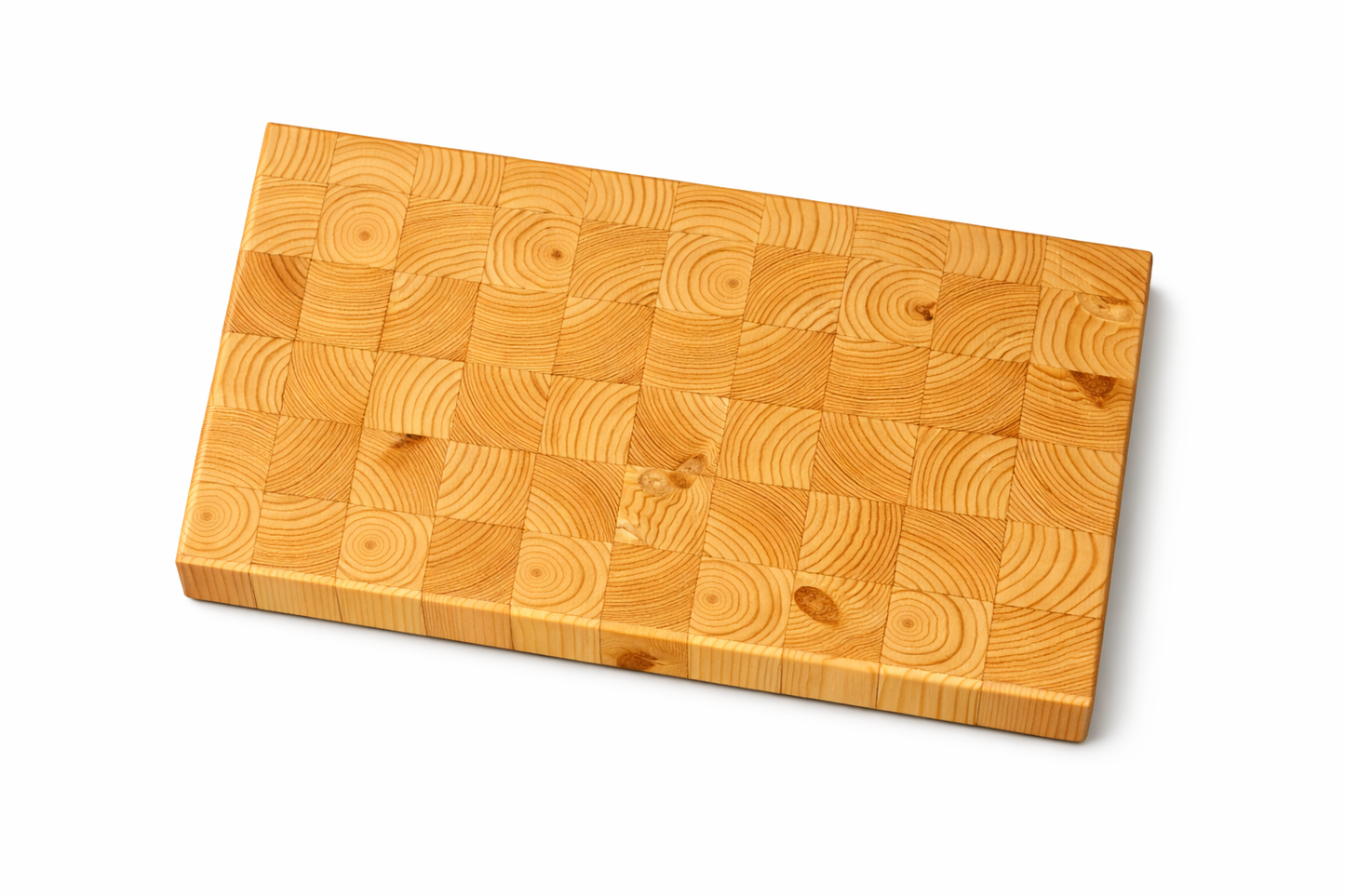 Southern Yellow Pine End‑Grain Cutting Board - 8 x 12