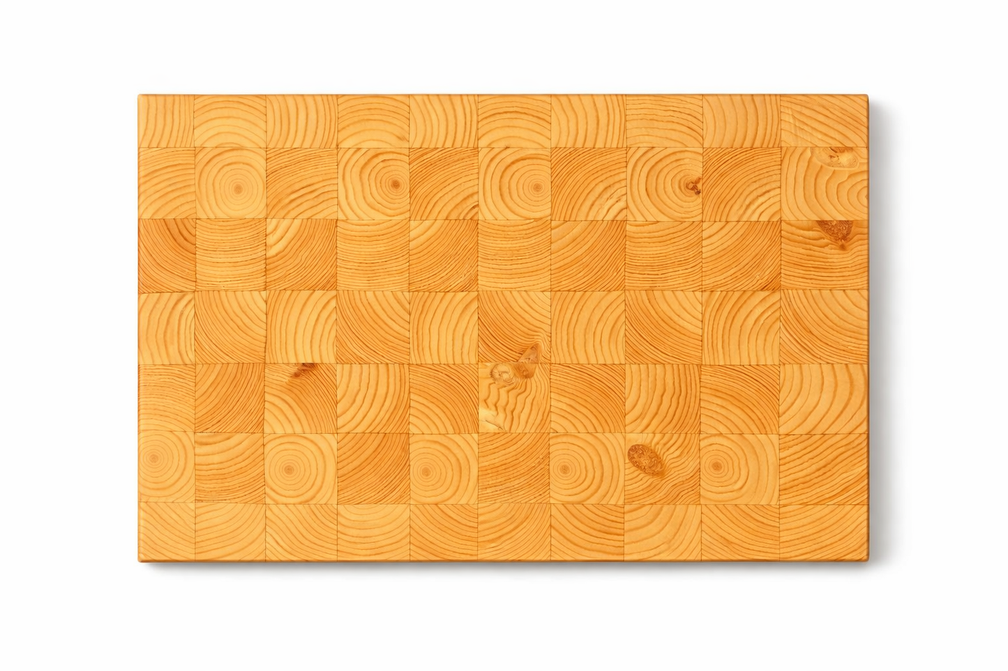 Southern Yellow Pine End‑Grain Cutting Board - 8 x 12