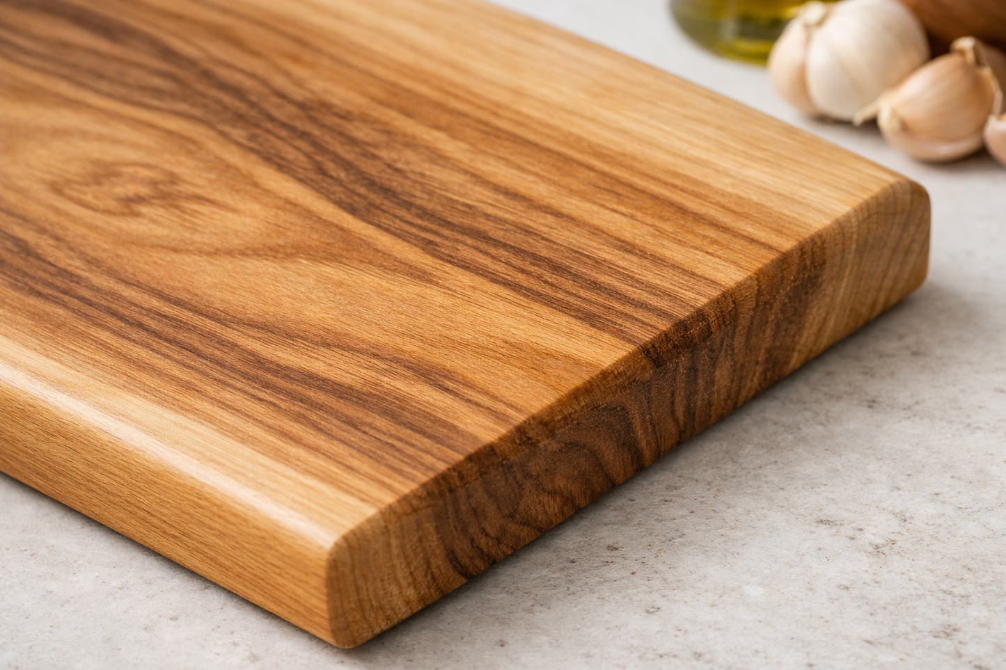 HARZO Single Piece Cutting Board — Purpleheart, Walnut, Maple, Hickory & Cherry