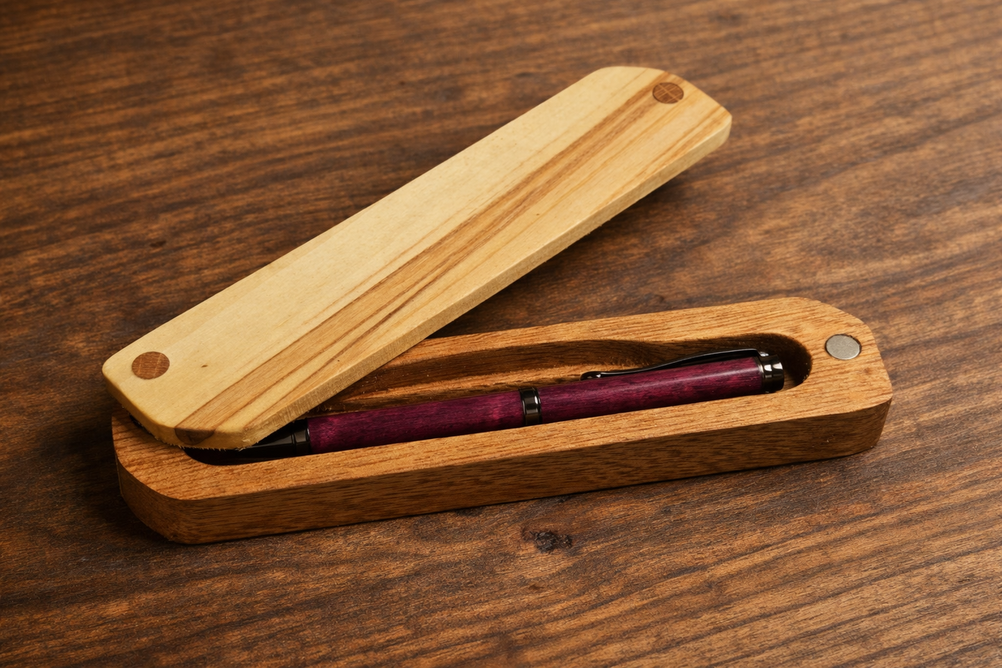 The Study – HARZO Signature Gift Set | Leather Journal, Handcrafted Pen, Candle & Keychain | Made in Kentucky, USA