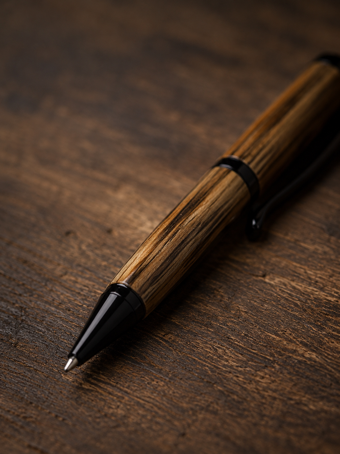 Kentucky Bourbon Barrel Pen & Stand Set | Handmade White Oak Rollerball Pen | Authentic Whiskey Barrel Wood Desk Pen Holder | Unique Kentucky Gift