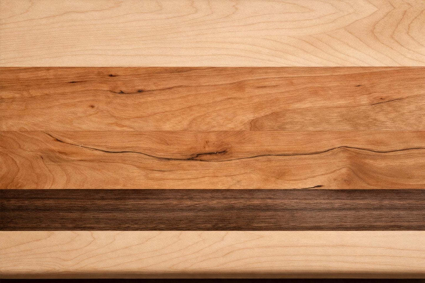 Walnut, Maple & Cherry Cutting Board — Handcrafted Elegance for Every Kitchen - PERSONALIZED!