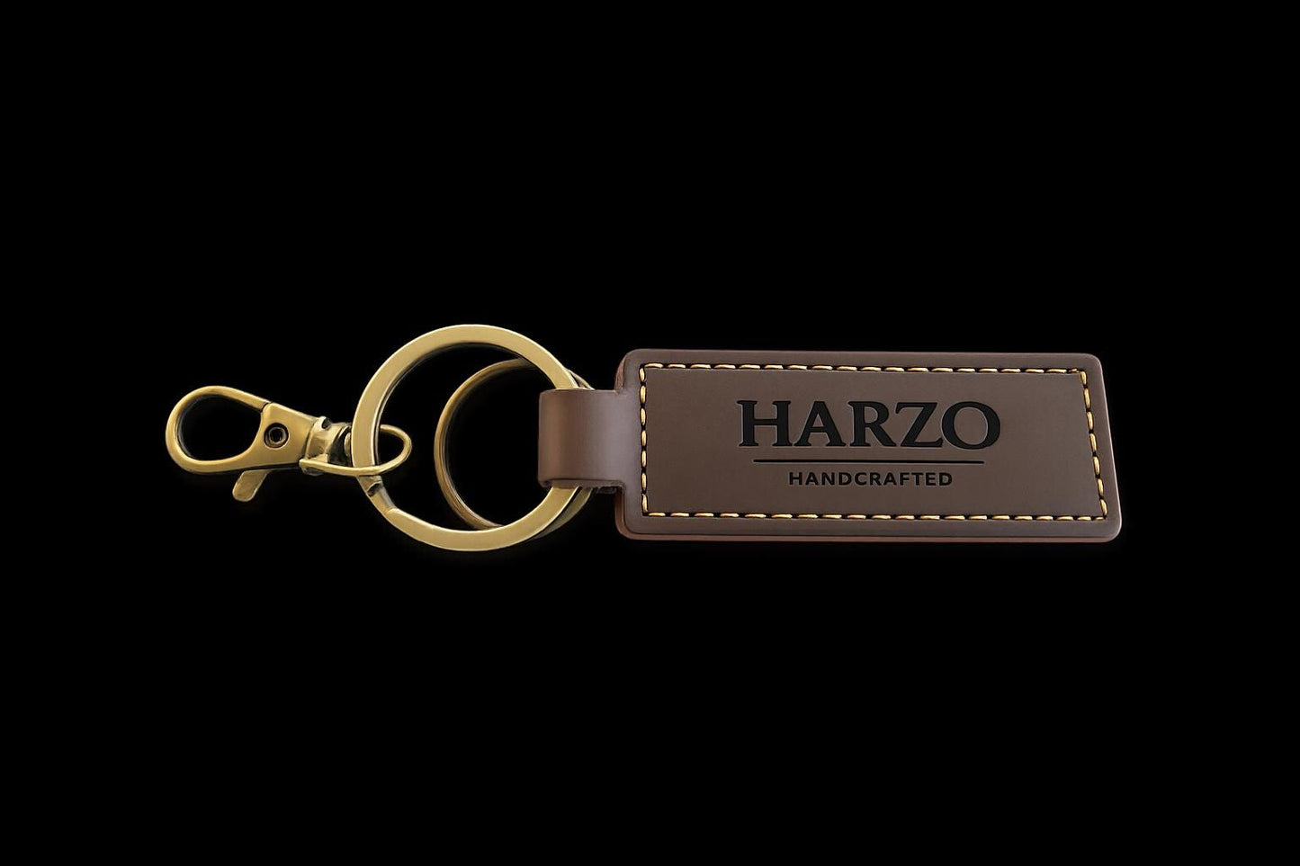 Custom Engraved Leather Keychain • Personalized Keychain for Men • Gift for Him • Minimalist EDC Key Fob • Groomsmen Gift Idea
