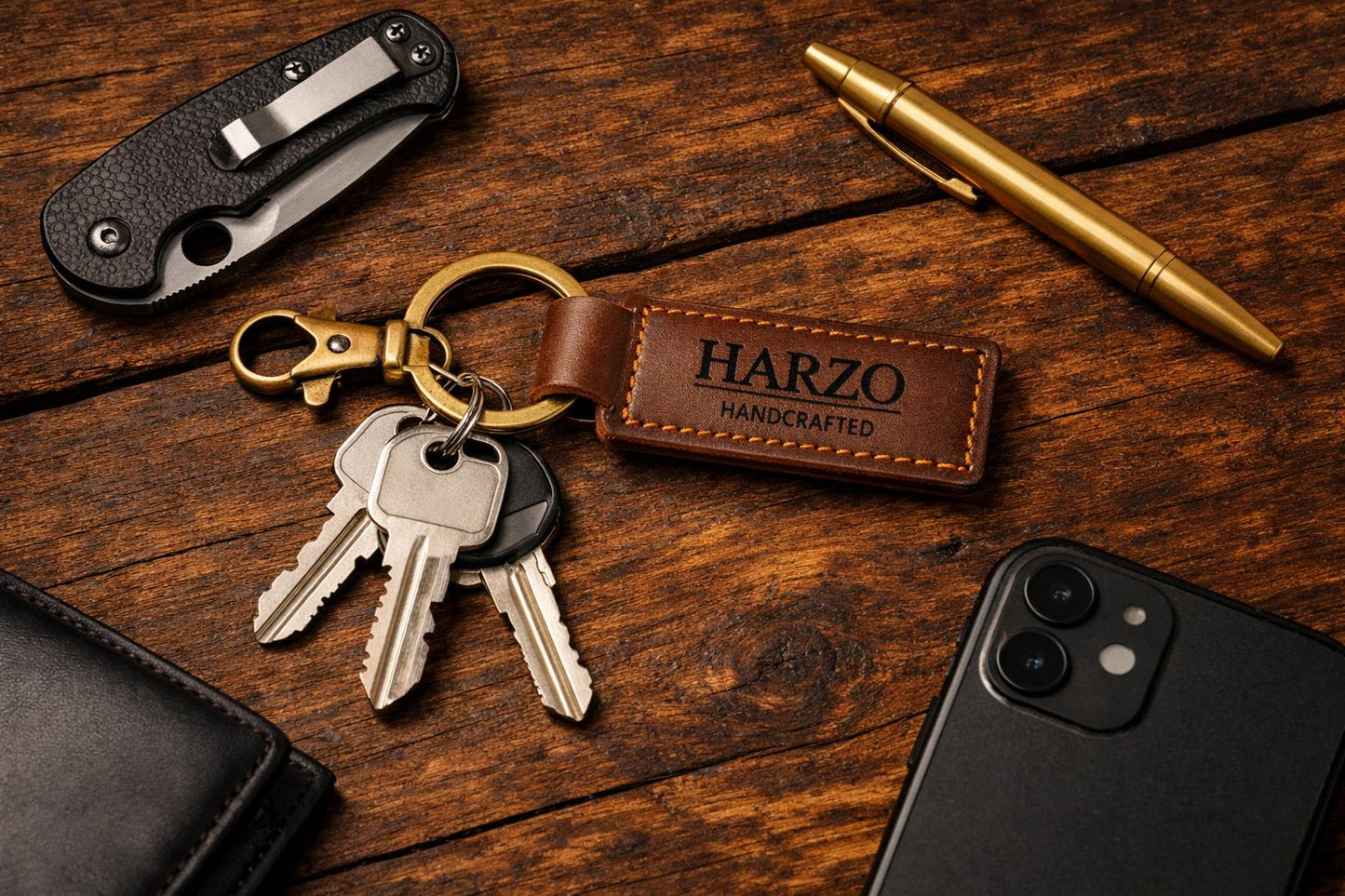 The Study - Handcrafted Leather Journal, Pen, Candle, Keychain Gift Set – Kentucky Made