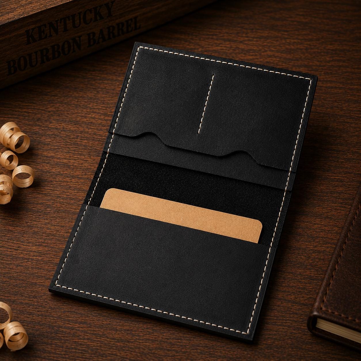 The Study - Handcrafted Leather Journal, Pen, Candle, Keychain Gift Set – Kentucky Made