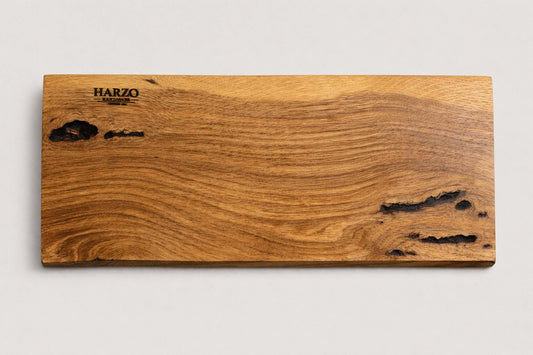 Bluegrass Heritage Hickory & Black Epoxy Charcuterie Board – Handmade Kentucky Serving Board – Local Hickory Wood