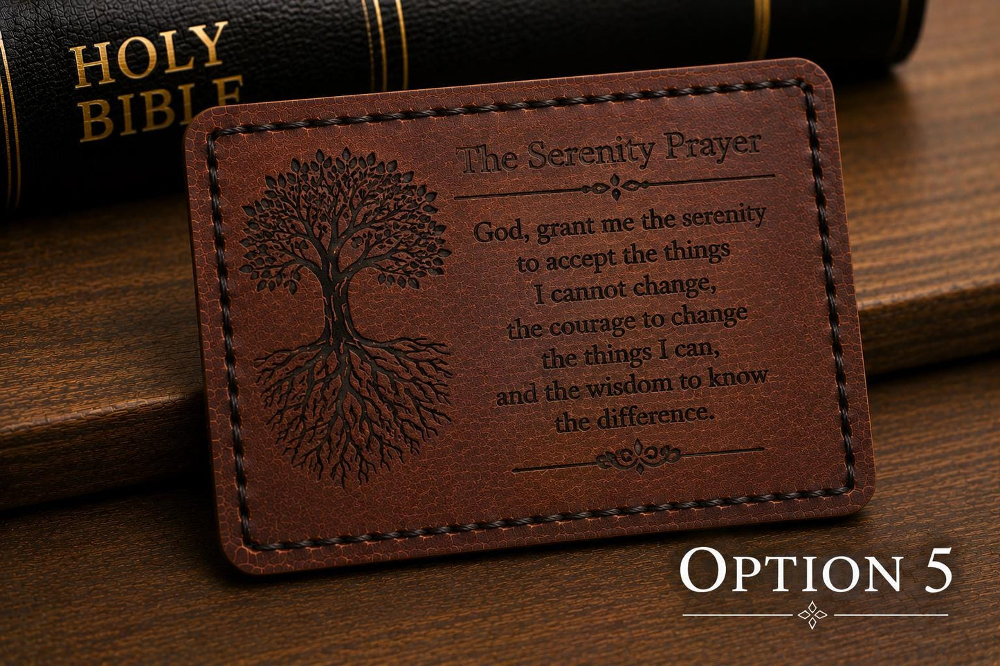 Christian Scripture Card • Minimalist Bible Verse Wallet Card • Encouragement Gift for Men • Faith Reminder • Pocket Prayer Card