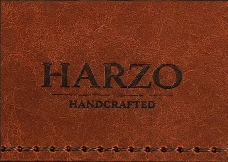 Handmade Full-Grain Leather Long Wallet | Brown Bifold, Hand-Stitched (HARZO)
