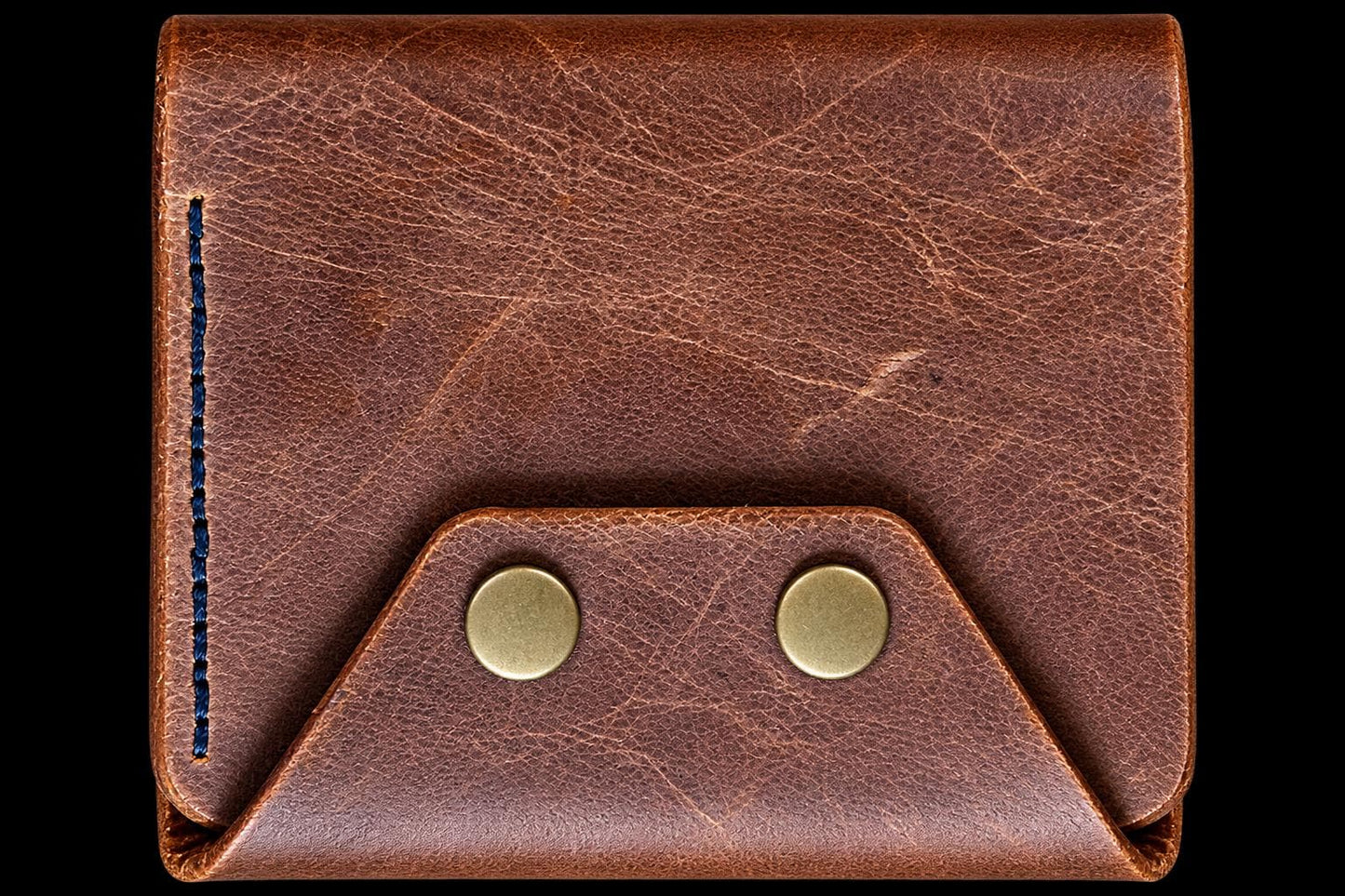 Handmade Full Grain Leather Wallet | 6 Card Slot Leather Wallet | Rustic Minimalist Mens Wallet | Hand Stitched Leather Billfold